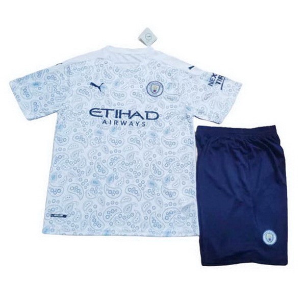 Camiseta Manchester City 3ª Niños 2020-2021 Azul